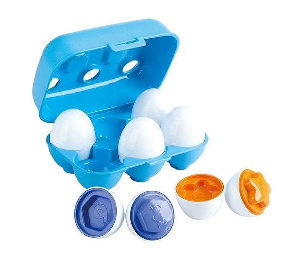 Playgo: Curcubeu formă ouă în suport