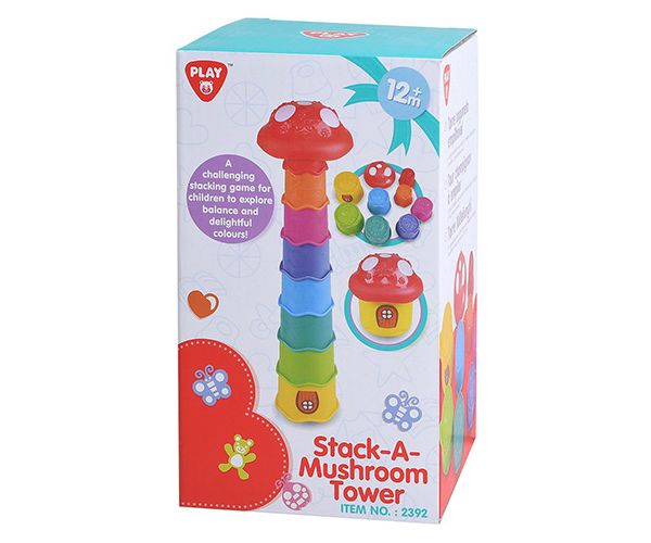 Playgo: Gombaház toronyépítő játék