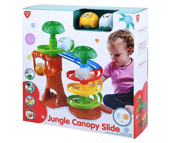 Playgo: Dzsungel állatos golyópálya