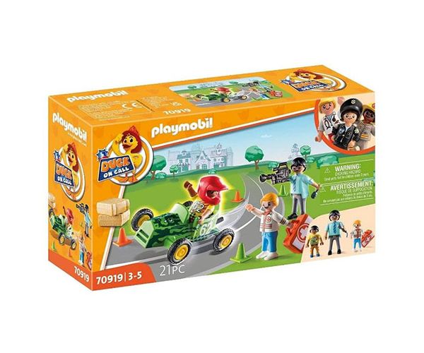 Playmobil: Duck on Call Mentők bevetésen versenybaleset (70919)
