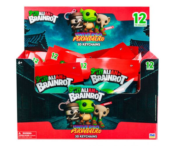 PMI: Brainrot breloc surpriză 3D, figurină, 1 buc.
