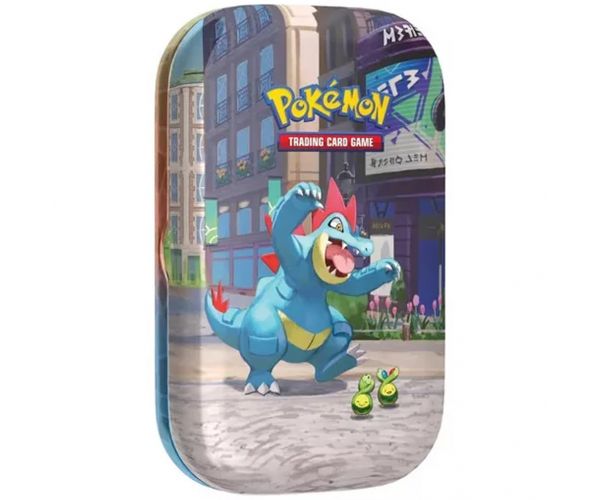 Pokémon TCG: Lumiose City Mini Tin pachet colecționar de cărți în cutie metalică, în diverse variante, 1 buc.