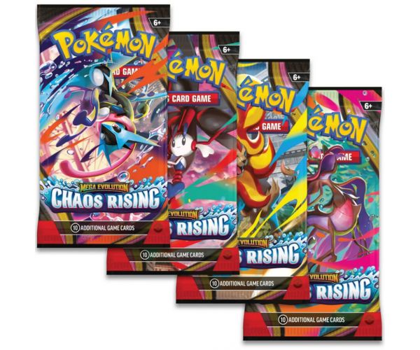 Pokémon TCG: Mega Evolution Chaos Rising pachet booster de cărți, 1 buc.