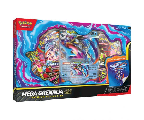 Pokémon TCG: Mega Greninja ex Colecția Premium
