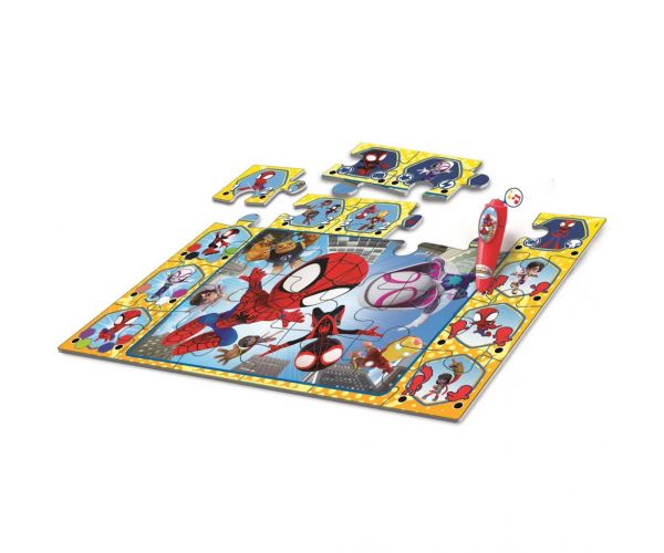 Póki și prietenii săi minunați - puzzle interactiv de podea, 24 de piese - Clementoni