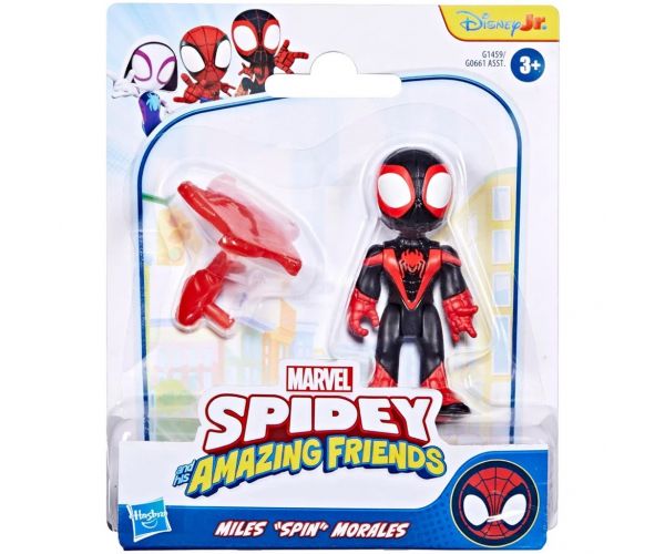 Póki și prietenii săi minunați: Figurină de joc Miles Morales cu accesoriu - Hasbro