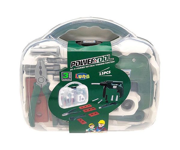 PowerTool szerszámos készlet fúróval