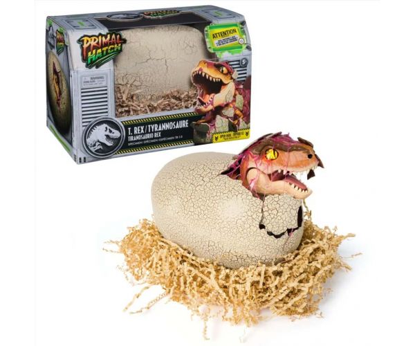 Primal Hatch T-Rex interactiv în ou de dinozaur - Spin Master