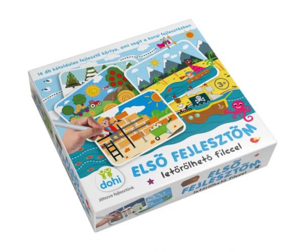 Első fejlesztőm szett letörölhető filccel