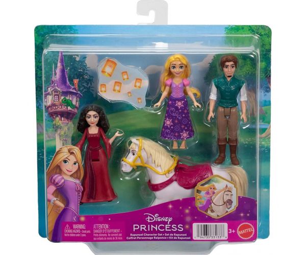 Prințese Disney: Mini personaje preferate - Rapunzel - Mattel