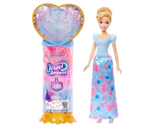 Prințese Disney: Păpușă surpriză din suflet - Cenușăreasa - Mattel