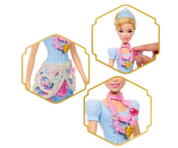 Prințese Disney: Păpușă surpriză din suflet - Cenușăreasa - Mattel