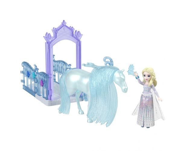 Prințese Disney: Regatul de Gheață 2, grajdul regal mini al Elsei - Mattel
