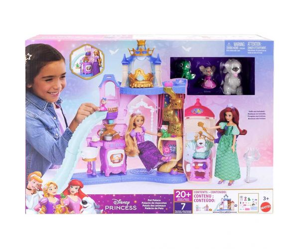 Prințesele Disney: Set de joacă - Castel pentru animale de companie - Mattel