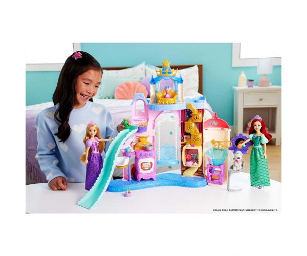 Prințesele Disney: Set de joacă - Castel pentru animale de companie - Mattel