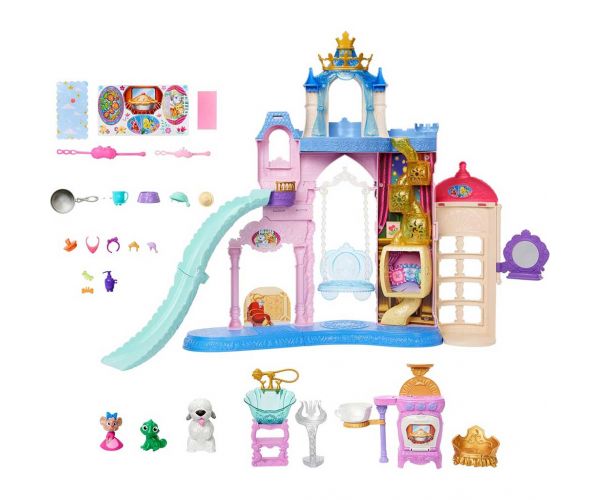 Prințesele Disney: Set de joacă - Castel pentru animale de companie - Mattel