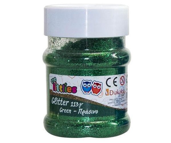 Csillámpor zöld színben 113gr