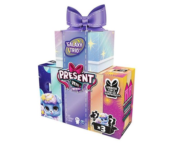 Present Pets Mini Galaxy Trio figurine 3 bucăți pachet - Spin Master