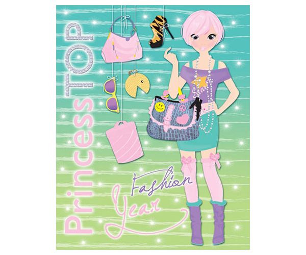 Princess TOP - Fashion year caiet cu abțibild