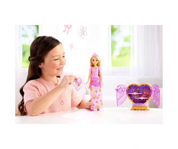 Prințesele Disney - Păpușă Surpriză Inimă Curată - Rapunzel - Mattel