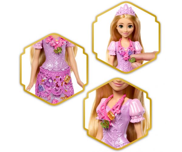 Prințesele Disney - Păpușă Surpriză Inimă Curată - Rapunzel - Mattel