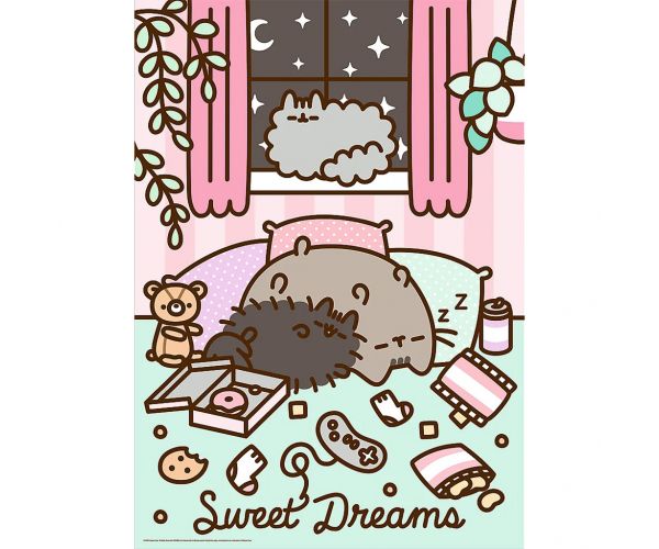 Pusheen vise dulci 1000 piese Premium plus quality puzzle - Trefl