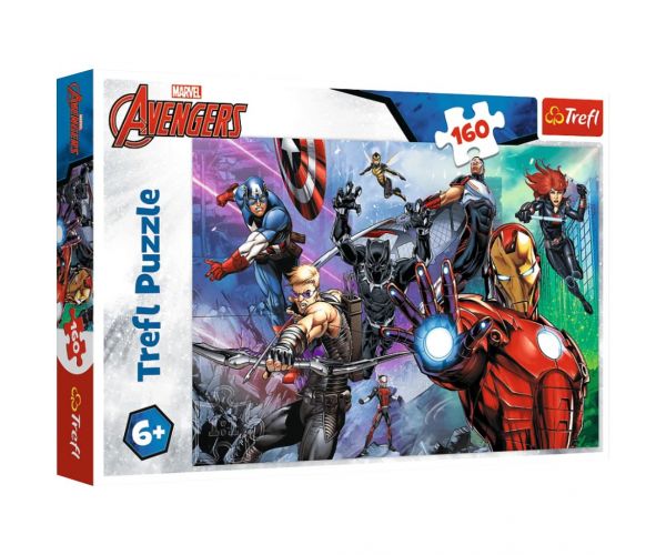 Puzzle 160 de piese Marvel Avengers: Always on Guard - Trefl