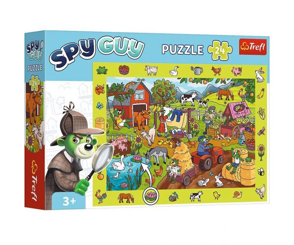Puzzle 24 piese Spy Guy Ferma - Trefl