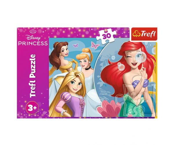 Puzzle 30 de piese Disney Prințese - Trefl