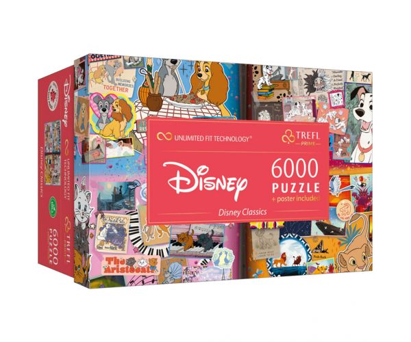 Puzzle 6000 de piese - Cartea mare a Disney - Trefl