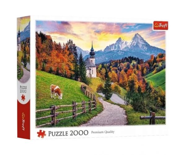Puzzle Alpii Bavarezi, calitate premium, 2000 piese - Trefl