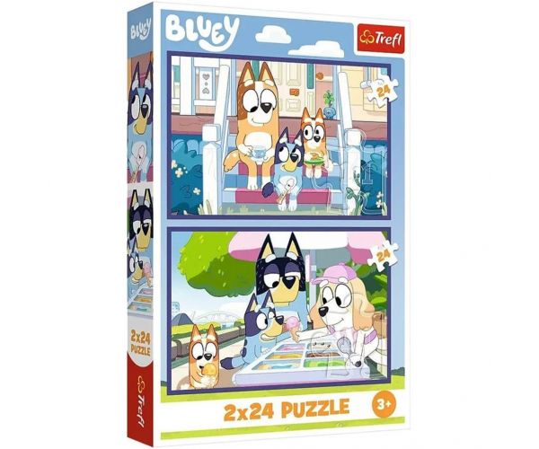 Puzzle Bluey 2x24 piese - Trefl