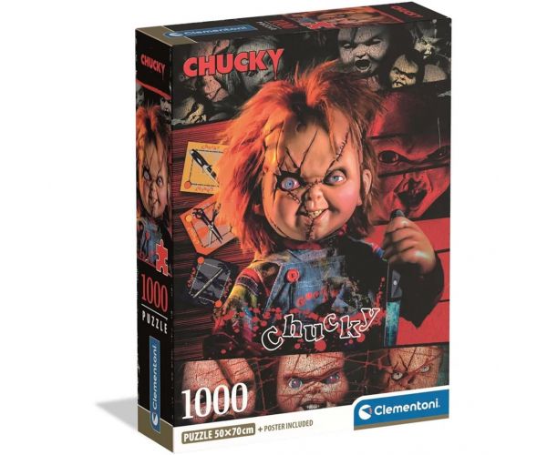 Puzzle Chucky, 1000 de piese - Clementoni