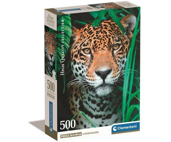 Puzzle Compact Jaguar HQC de 500 de piese - Clementoni
