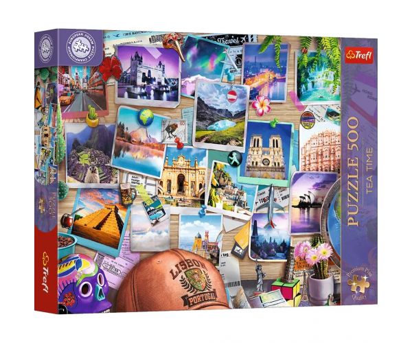 Puzzle EB: Amintirile călătoriei puzzle premium de 500 piese – Trefl