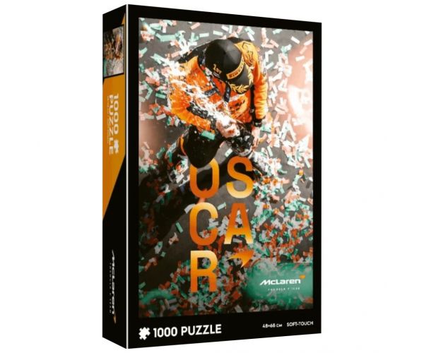 Puzzle Formula 1 McLaren Oscar Piastri Soft-Touch, 1000 de piese - Trefl