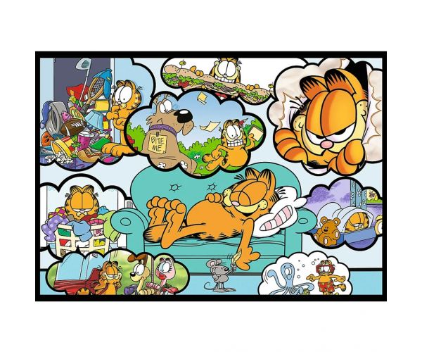 Puzzle Garfield - Aventuri, 4x250 piese - Trefl