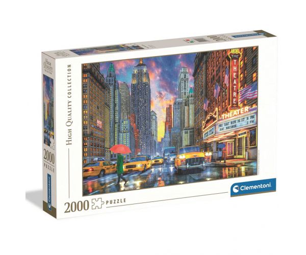 Puzzle HQC „Manhattan ploios” - 2000 de piese - Clementoni