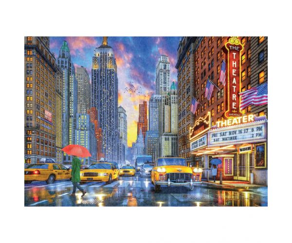 Puzzle HQC „Manhattan ploios” - 2000 de piese - Clementoni