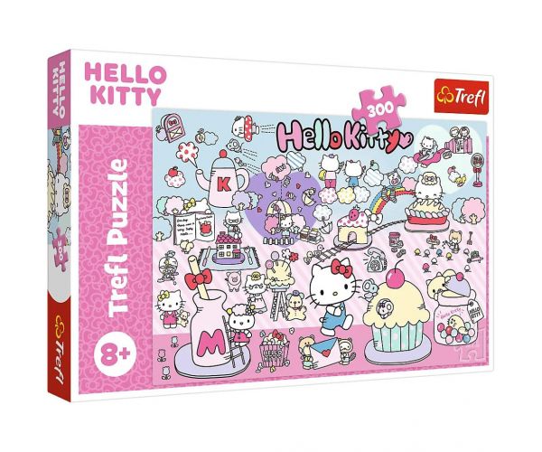 Puzzle Hello Kitty, 300 de piese - Trefl