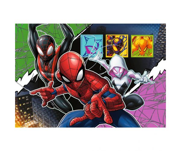 Puzzle Marvel Omul-Păianjen — Păianjen eroic, 100 piese - Trefl