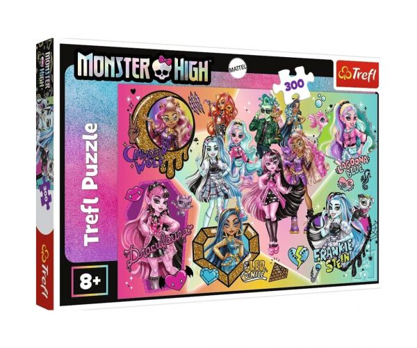 Puzzle Monster High prietene monstruoase de top 300 piese - Trefl
