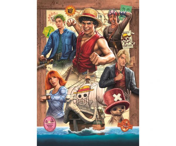 Puzzle One Piece cu 300 piese - Echipa - Clementoni
