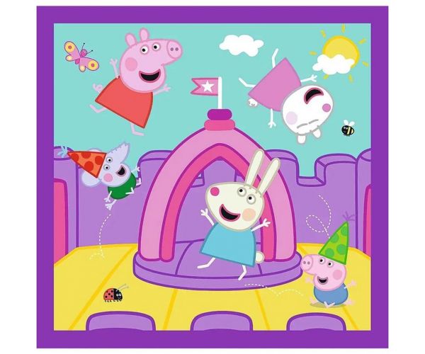 Puzzle Peppa Pig 3 în 1, cu 20-36-50 piese - Trefl