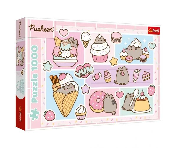 Puzzle Pusheen Dulce 1000 de piese - Trefl