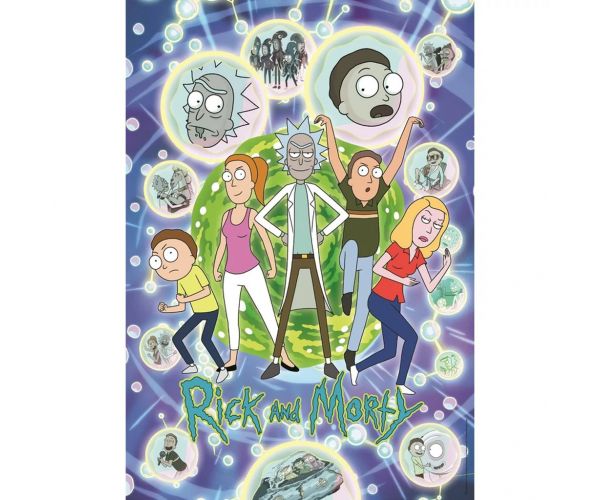 Puzzle Rick și Morty de 1000 de piese - Clementoni