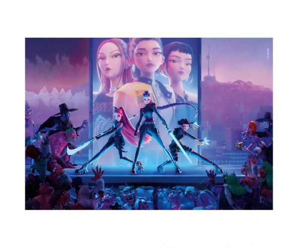 Puzzle compact K-POP Demon Hunters de 1000 de piese - Clementoni