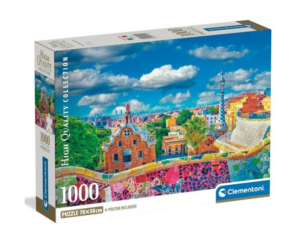 Puzzle de 1000 de piese Park Güell Barcelona HQC - Clementoni