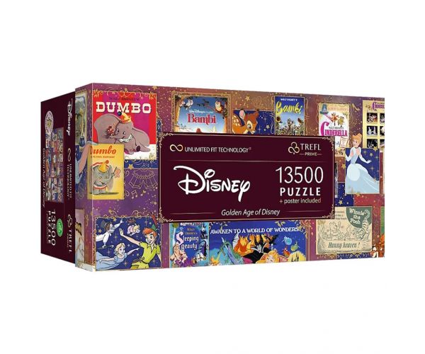 Puzzle de 13.500 de piese Disney+ani de aur - Trefl