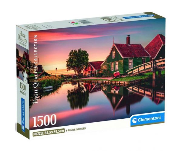Puzzle de 1500 de piese Zaanse Schans HQC - Clementoni